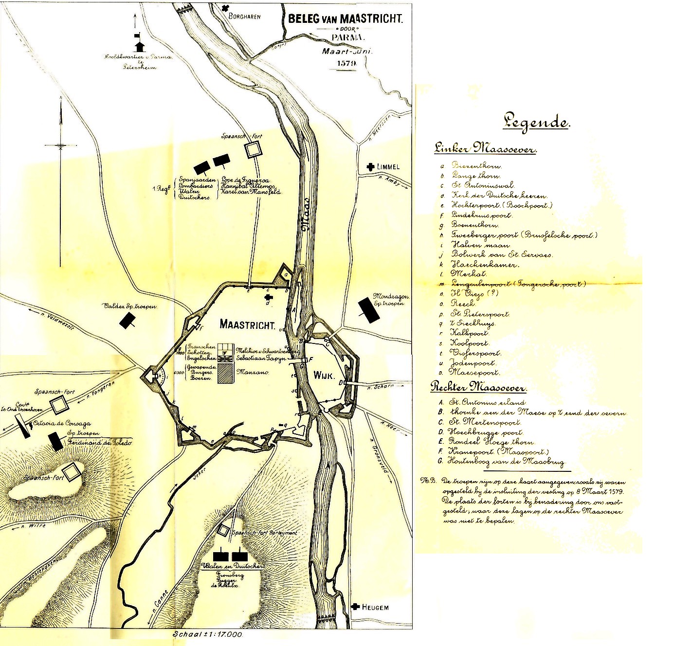 Maastricht 1814 versterking (Publications 1900)